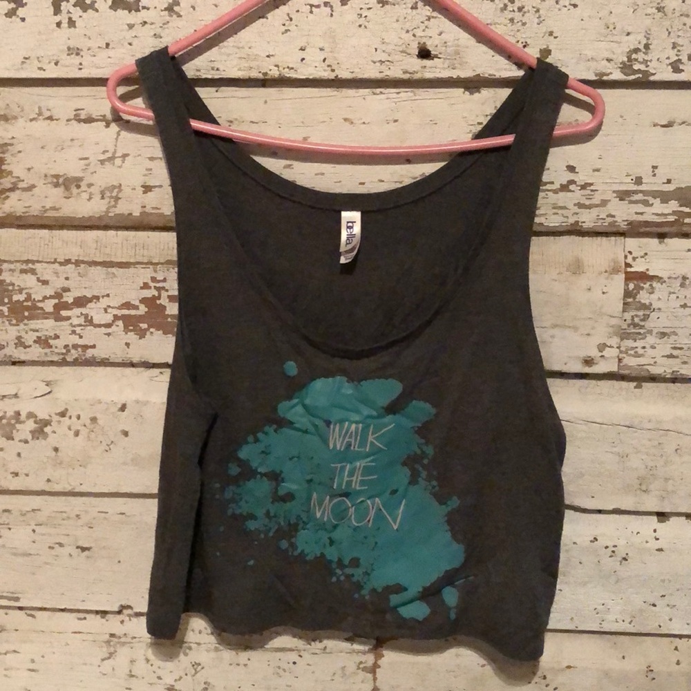 Walk The Moon Crop Tank Top
